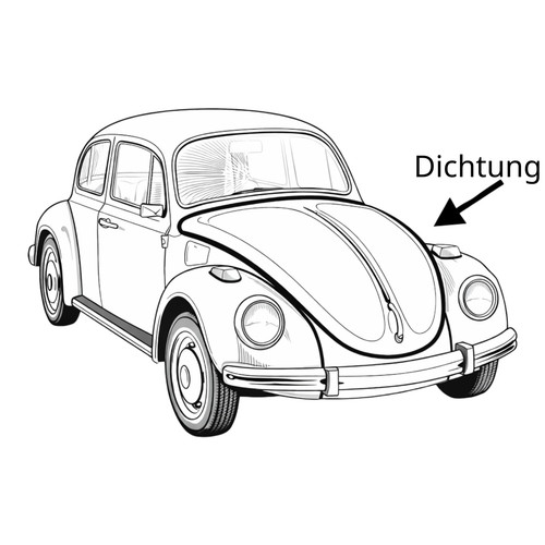 Fronthaubendichtung kofferraum - fronthaubendichtung,