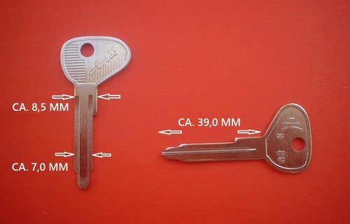 Schlüsselrohling rohling - vw,